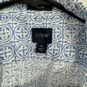 Men’s slim j crew linen shirt